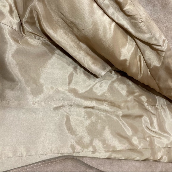 SUEDE LEATHER JACKET 90s Y2K vintage fashion size Small - Picture 7 of 13